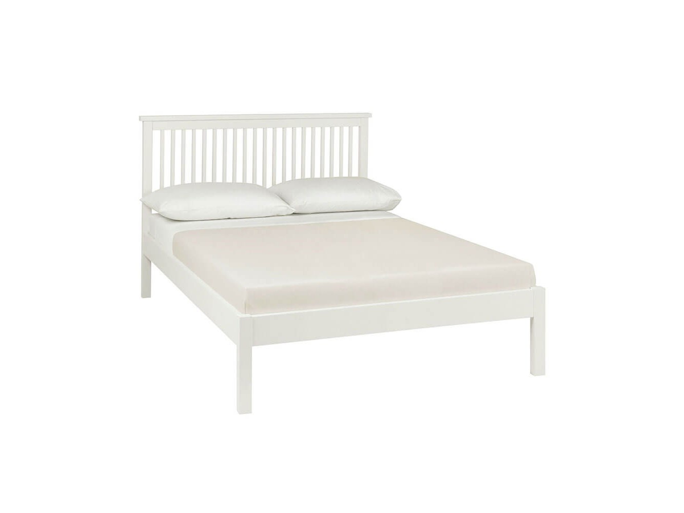 Atlanta White Low Footend 150cm Bedstead Atlanta White Low Footend 150cm Bedstead