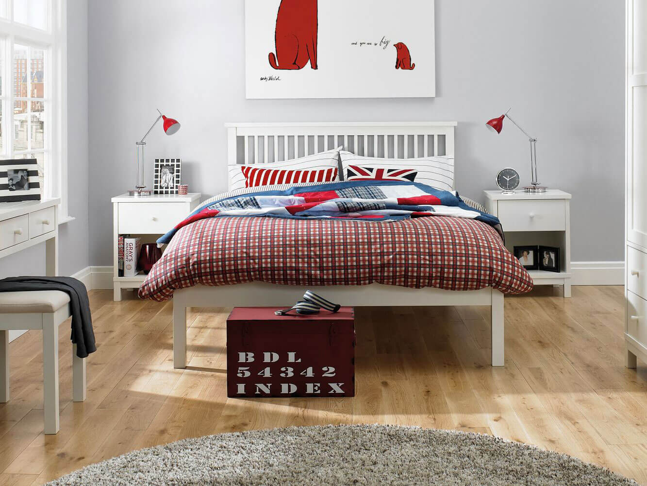 Atlanta White Low Footend 150cm Bedstead Atlanta White Low Footend 150cm Bedstead