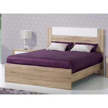 Como Natura Oak/White Double Bedstead