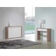 Como Grey Oak/White Shoes Cabinet