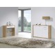 Como Natura Oak/White Shoes Cabinet