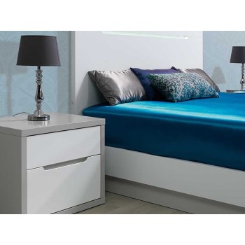 Cama King Venice Cinza/Branco Cama King Venice Cinza/Branco