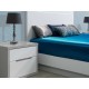 Venice Grey/White King Bedstead