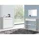 Venice Grey/White Shoes Cabinet